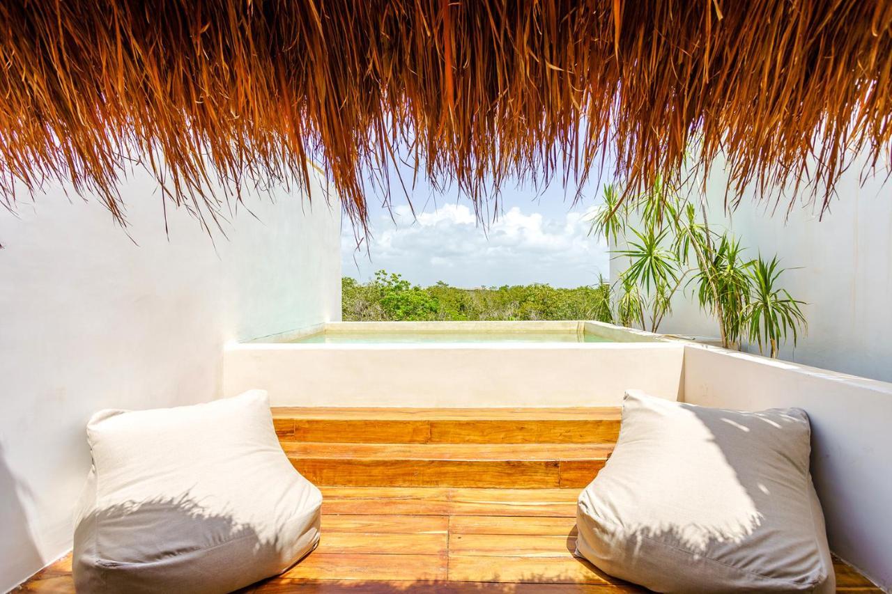 Jungle Luxury In Private Residential Area & Stunning Rooftop By Stella Rentals Tulum Exterior photo