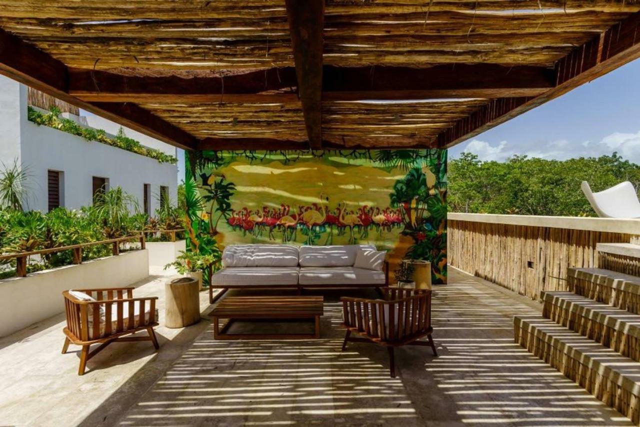 Jungle Luxury In Private Residential Area & Stunning Rooftop By Stella Rentals Tulum Exterior photo