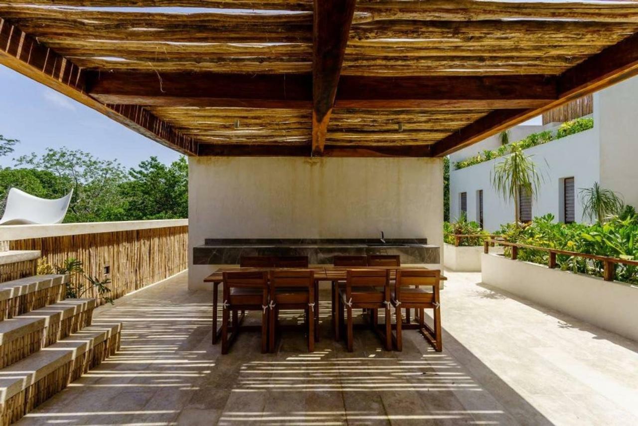 Jungle Luxury In Private Residential Area & Stunning Rooftop By Stella Rentals Tulum Exterior photo