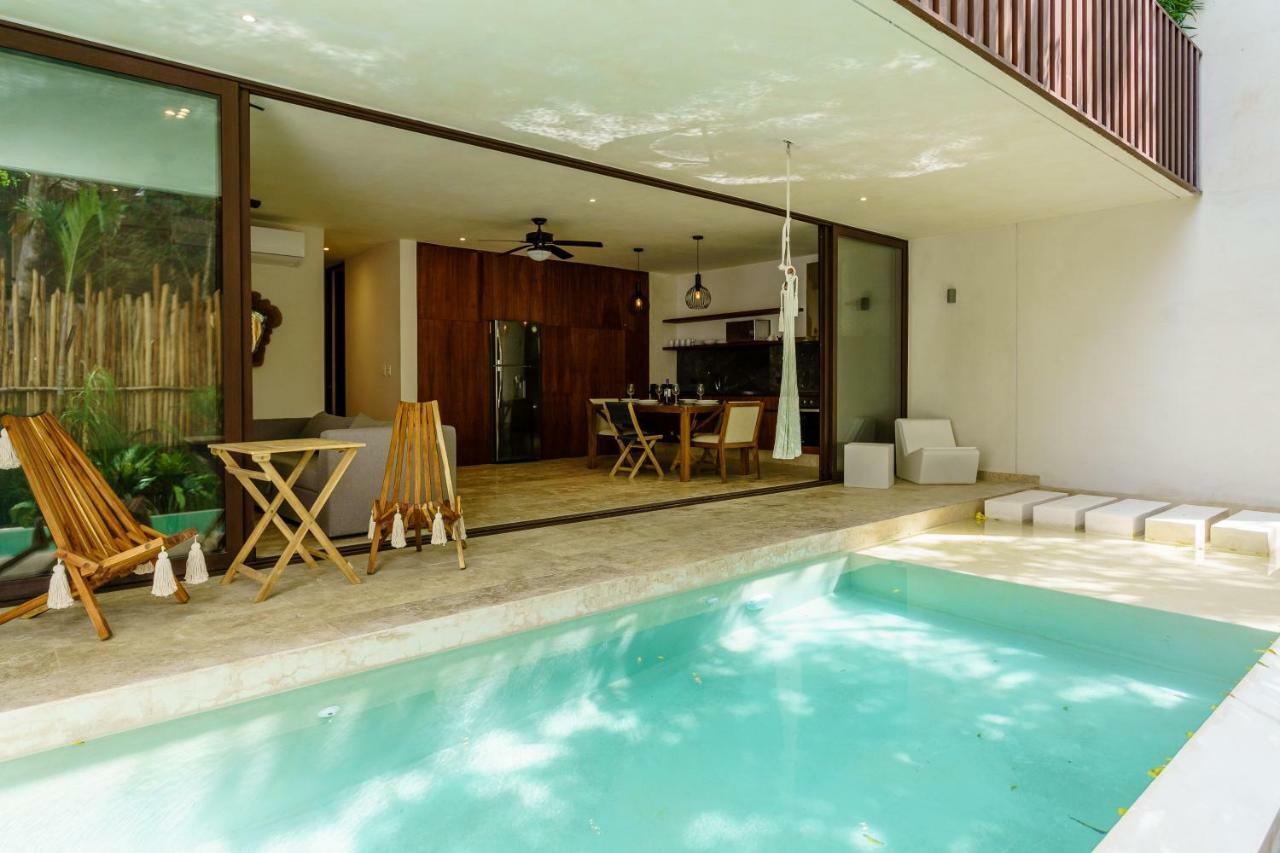 Jungle Luxury In Private Residential Area & Stunning Rooftop By Stella Rentals Tulum Exterior photo