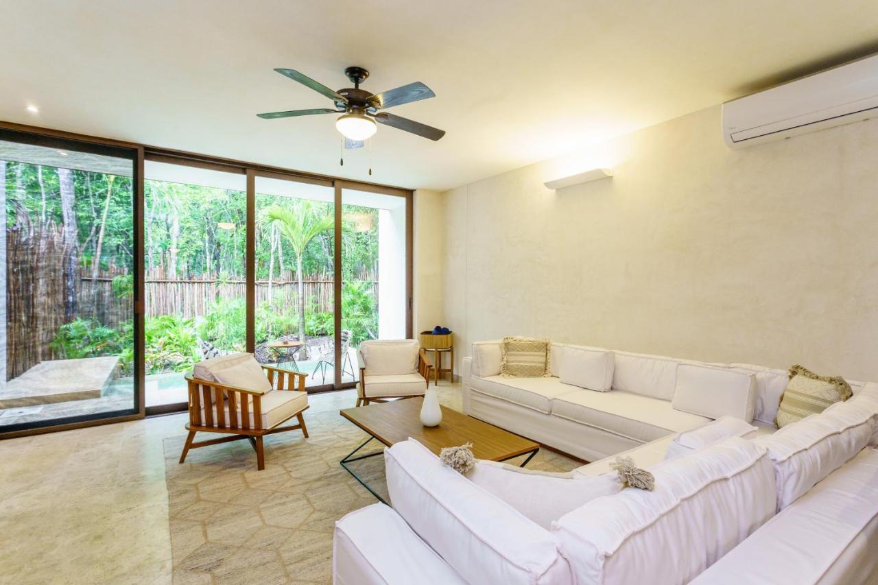Jungle Luxury In Private Residential Area & Stunning Rooftop By Stella Rentals Tulum Exterior photo